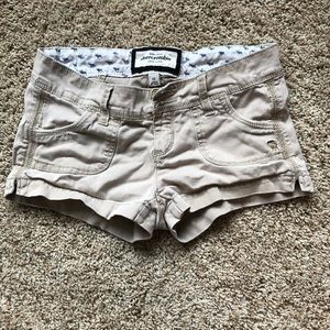 Khaki girl shorts